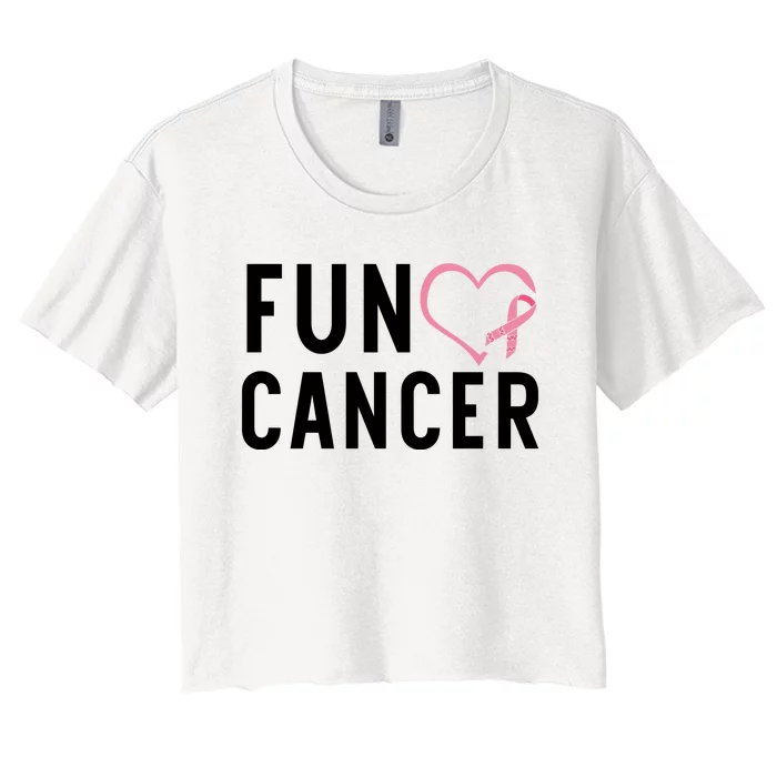 Fun Cancer Women's Crop Top Tee