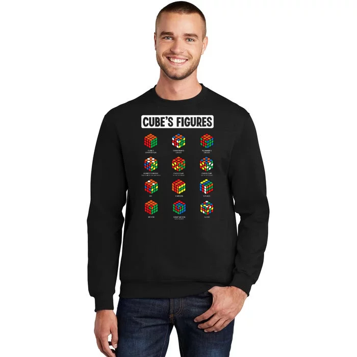 Funny Cube's Figures Rubik Speed Cubing Player Sweatshirt