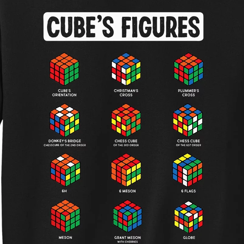 Funny Cube's Figures Rubik Speed Cubing Player Sweatshirt