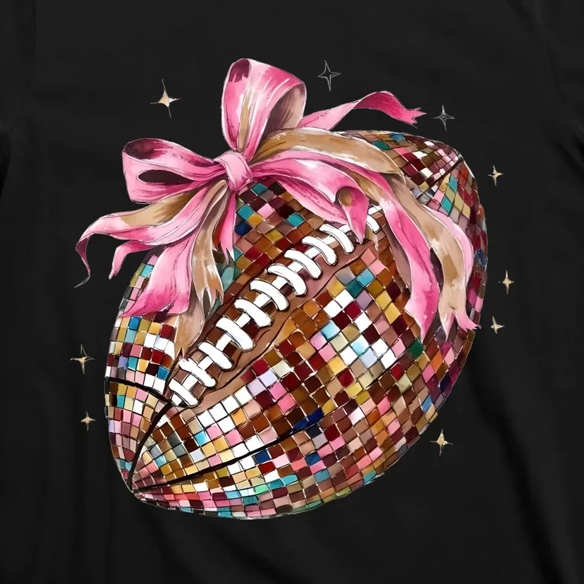 Football Coquette Football Lover Game Day Season T-Shirt