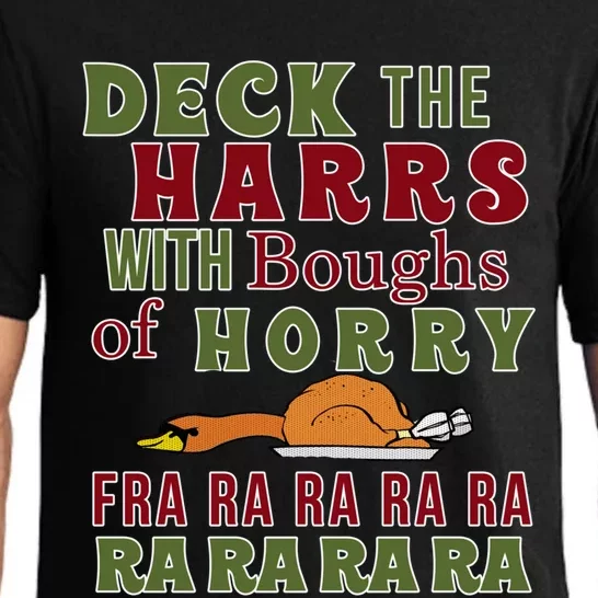 Funny Christmas Funny Deck The Harrs Fra Ra Ra Meaningful Gift Pajama Set