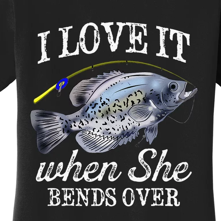 Funny Crappie Fishing Graphic Freshwater Fish Women's T-Shirt