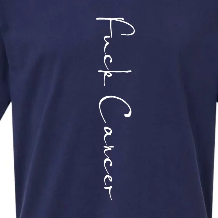 Fuck Cancer Sueded Cloud Jersey T-Shirt