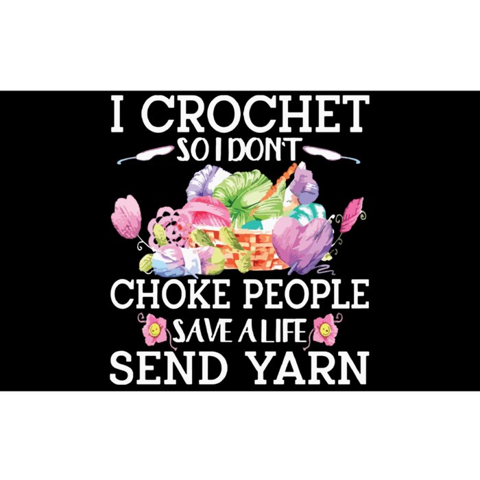 Funny Crochet Bumper Sticker