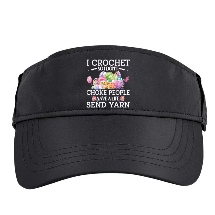 Funny Crochet Adult Drive Performance Visor