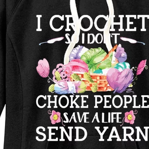 Funny Crochet Women's Fleece Hoodie