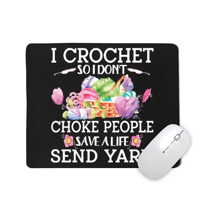 Funny Crochet Mousepad