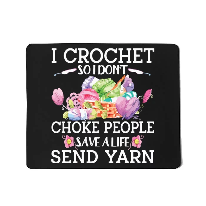 Funny Crochet Mousepad