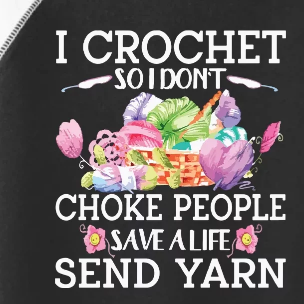 Funny Crochet Toddler Fine Jersey T-Shirt