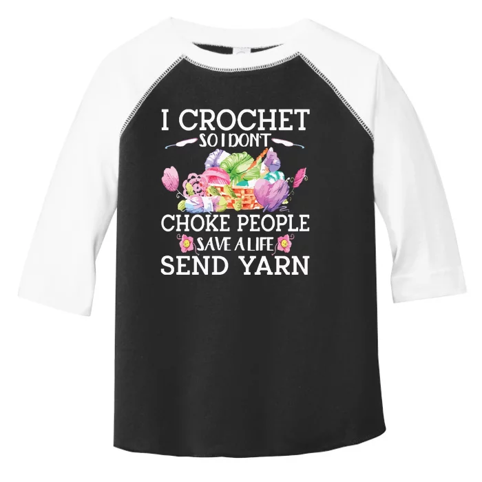 Funny Crochet Toddler Fine Jersey T-Shirt