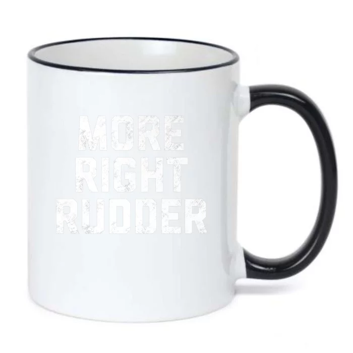 Funny CFI Flight Instructor More Right Rudder Premium Black Color Changing Mug