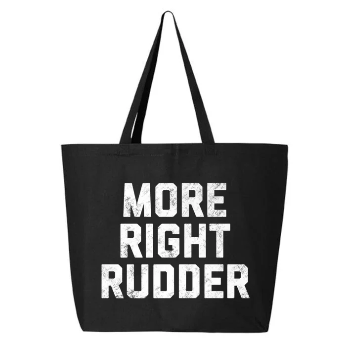 Funny CFI Flight Instructor More Right Rudder Premium 25L Jumbo Tote