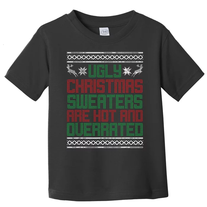 Funny Christmas For Ugly Sweater Party Toddler T-Shirt