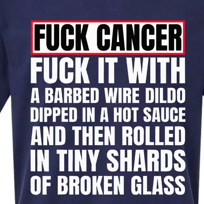 Fuck Cancer Sueded Cloud Jersey T-Shirt