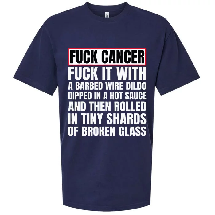 Fuck Cancer Sueded Cloud Jersey T-Shirt