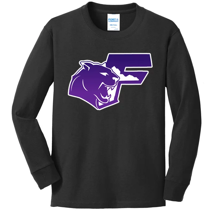 Franklin Cougars Kids Long Sleeve Shirt