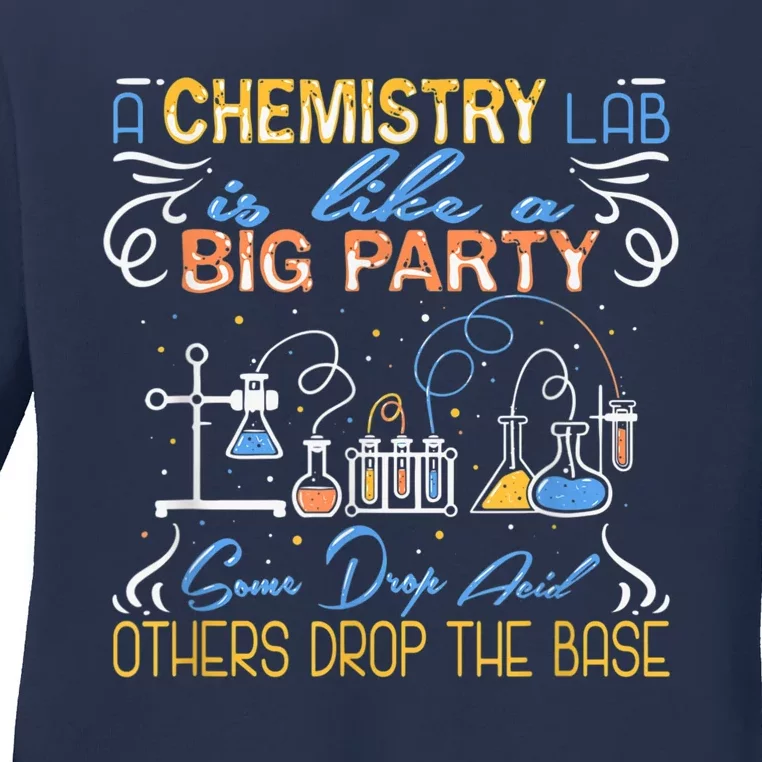 Funny Chemistry Ladies Long Sleeve Shirt