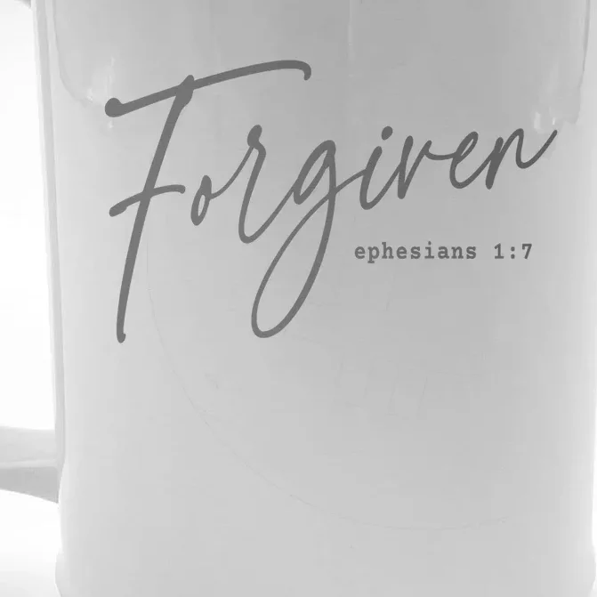 Forgiven Christian  Faith-based Gift for  Church Front & Back Beer Stein