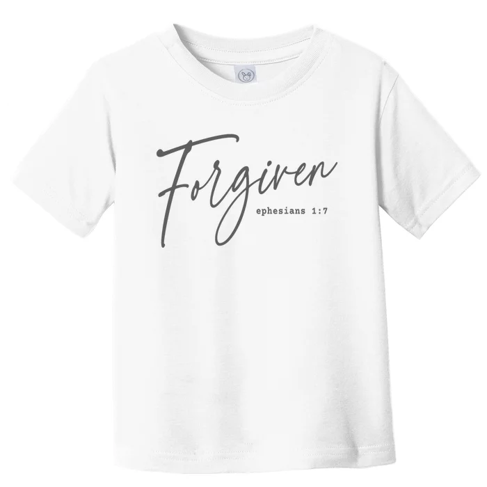 Forgiven Christian  Faith-based Gift for  Church Toddler T-Shirt