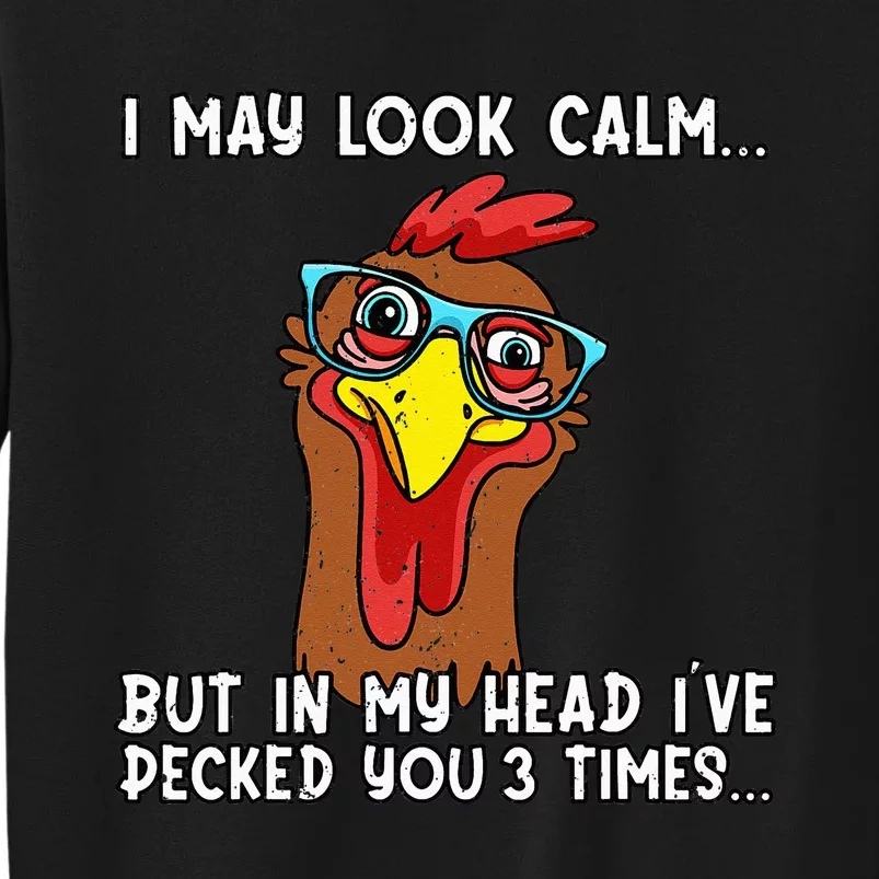 Funny Chicken Funny Farmer Chicken Mom Sweatshirt