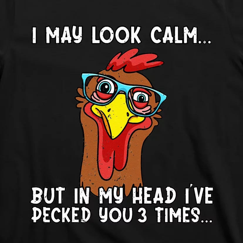 Funny Chicken Funny Farmer Chicken Mom T-Shirt