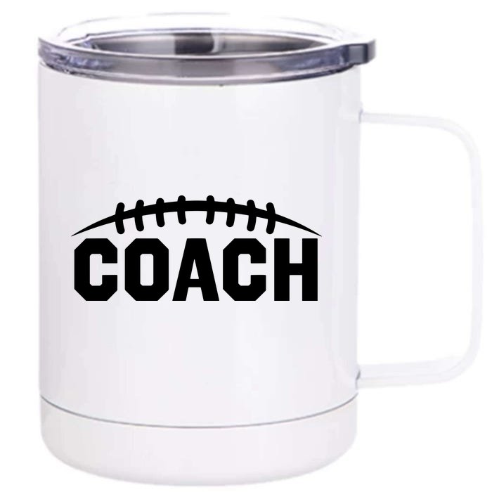 Football Coach Front & Back 12oz Stainless Steel Tumbler Cup