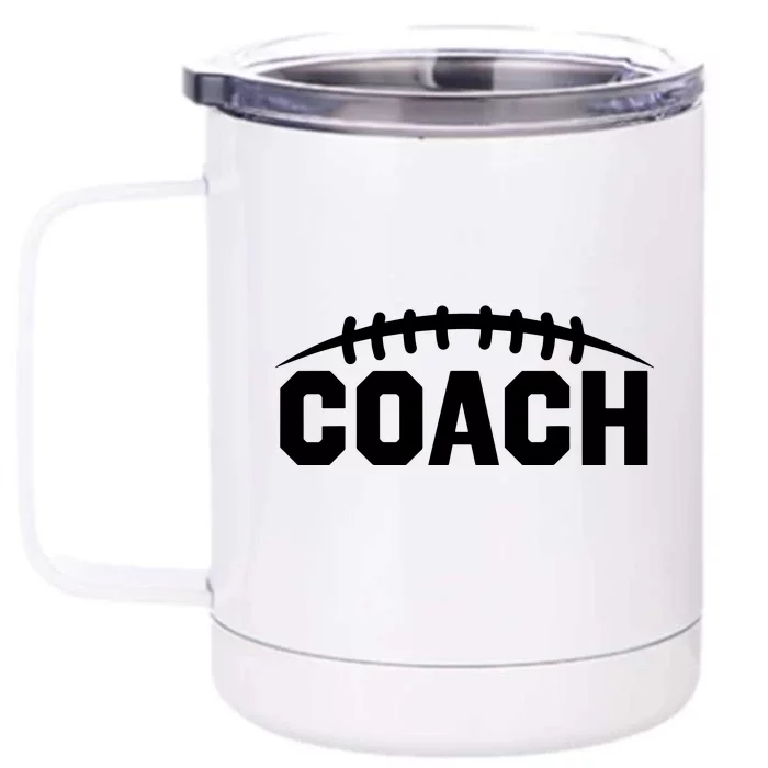 Football Coach Front & Back 12oz Stainless Steel Tumbler Cup