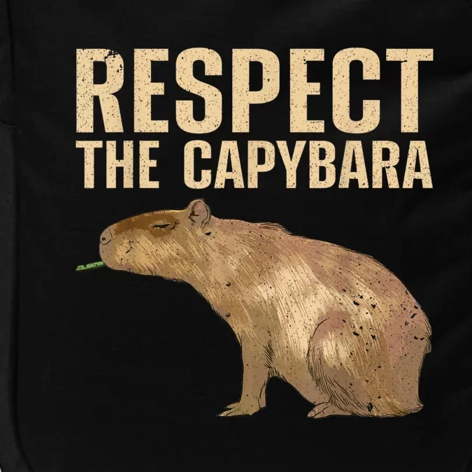 Funny Capybara For Women Cavy Rodent Capybara Lover Impact Tech Backpack