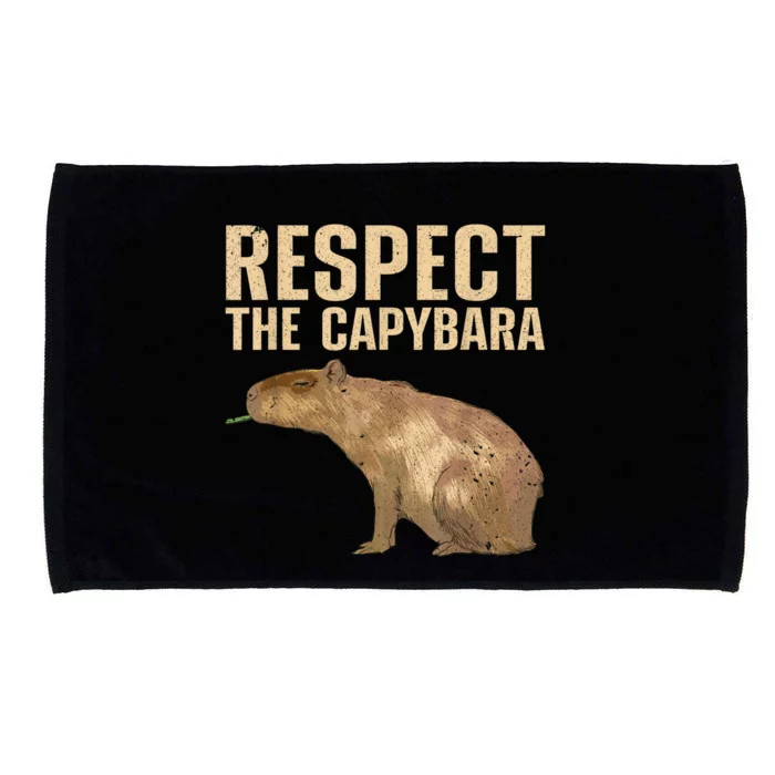 Funny Capybara For Women Cavy Rodent Capybara Lover Microfiber Hand Towel