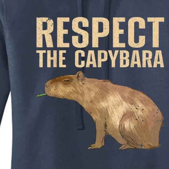 Funny Capybara For Women Cavy Rodent Capybara Lover Women's Pullover Hoodie