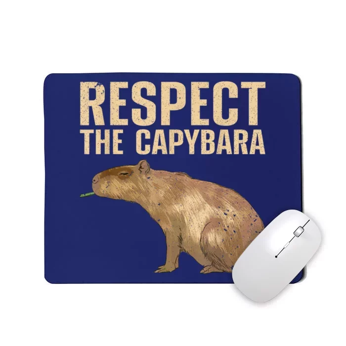 Funny Capybara For Women Cavy Rodent Capybara Lover Mousepad