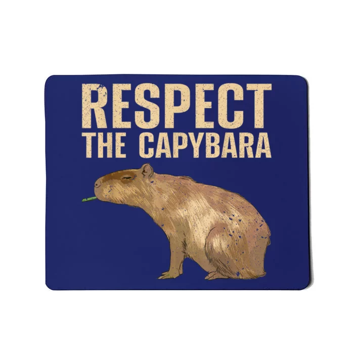 Funny Capybara For Women Cavy Rodent Capybara Lover Mousepad