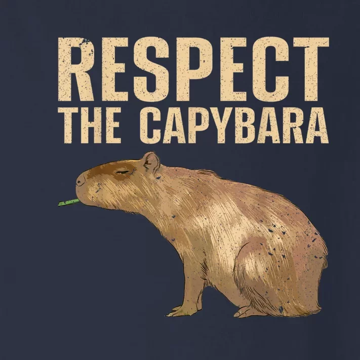 Funny Capybara For Women Cavy Rodent Capybara Lover Toddler Long Sleeve Shirt