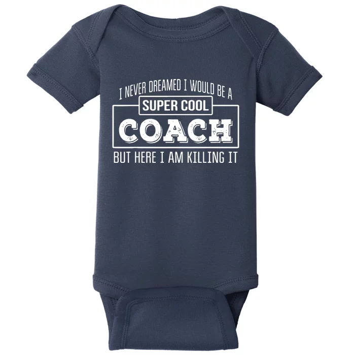 Funny Coach Funny Thank You Gift Baby Bodysuit