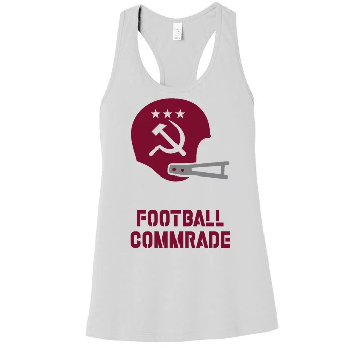 Football Commrade Women's Racerback Tank