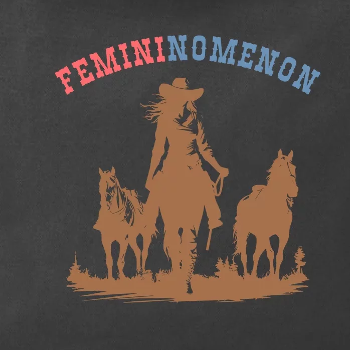 Femininomenon Cowgirls For Kamala Harris Future Madam President Zip Tote Bag