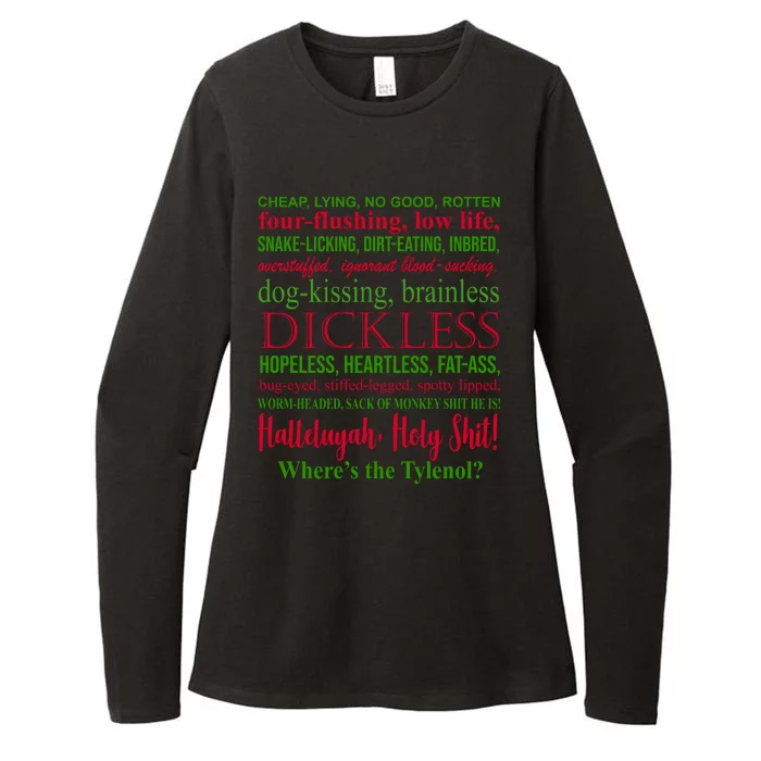 Funny Christmas Family Vacation Movie Quote Womens CVC Long Sleeve Shirt