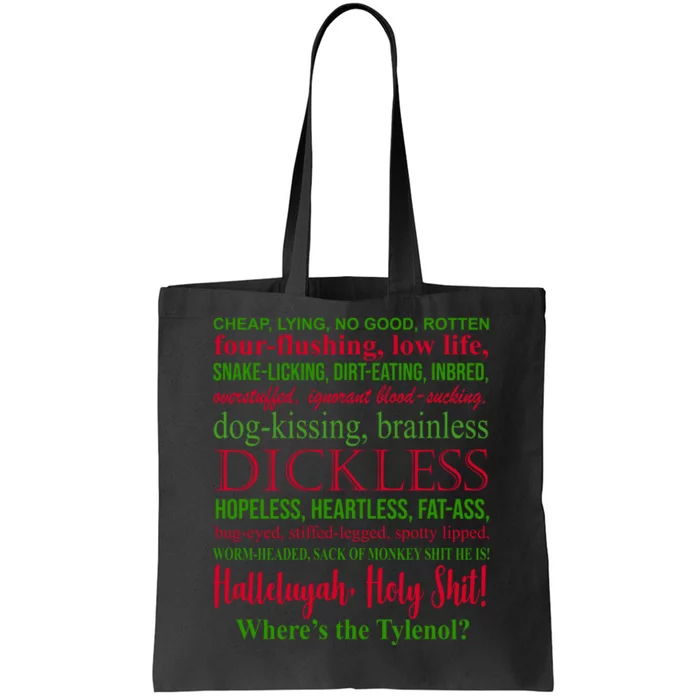 Funny Christmas Family Vacation Movie Quote Tote Bag