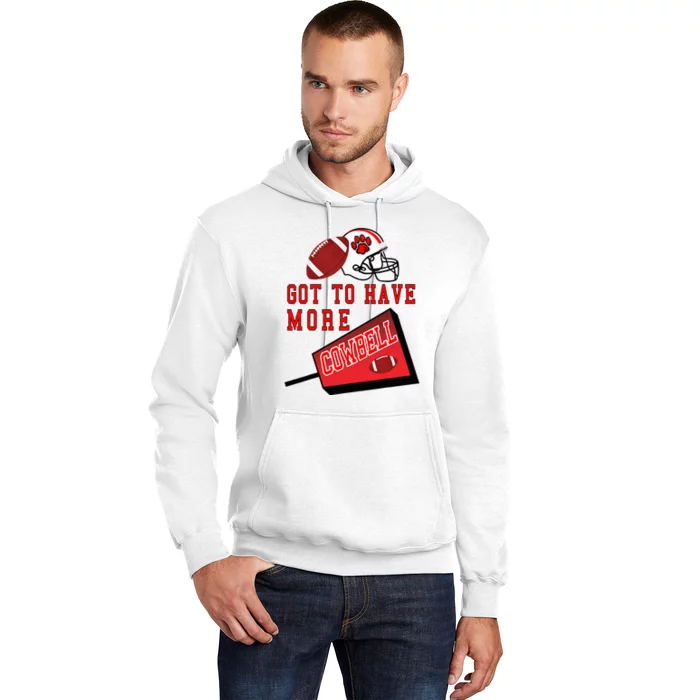 Football Cowbell Hoodie