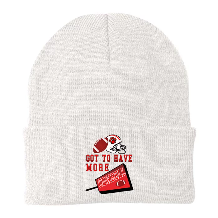 Football Cowbell Knit Cap Winter Beanie