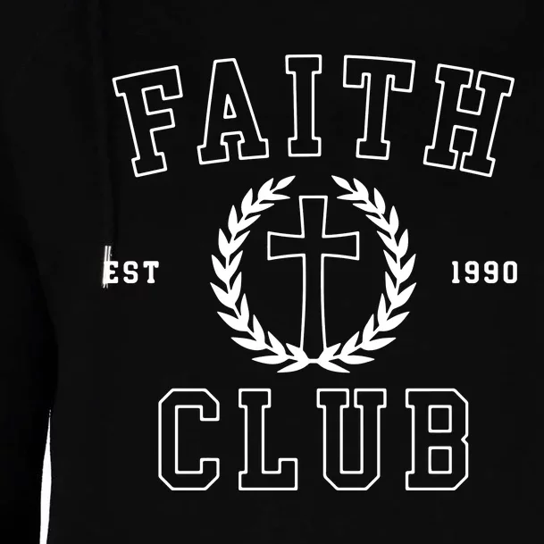 Faith Club Womens Funnel Neck Pullover Hood