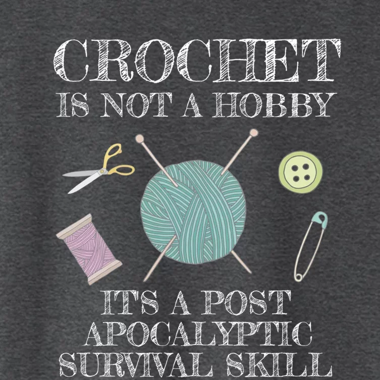 Funny Crochet For Crocheting Lovers Gift Women's Crop Top Tee