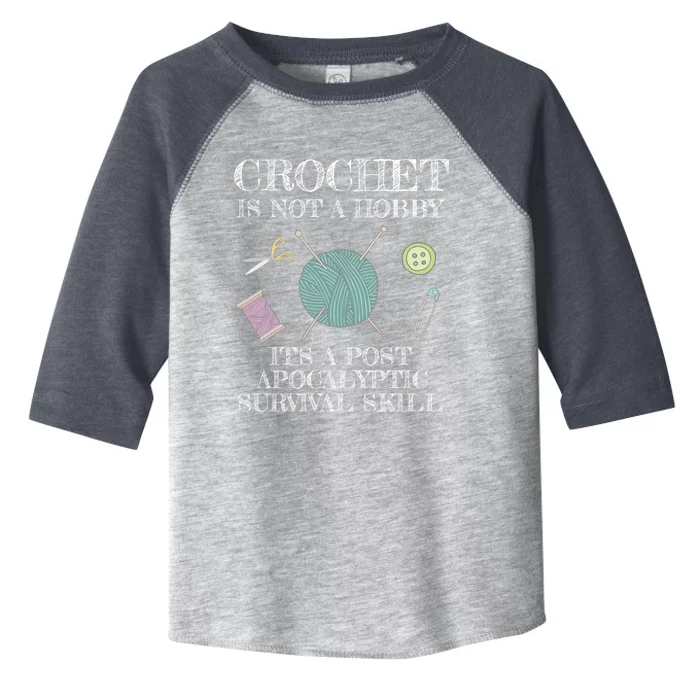 Funny Crochet For Crocheting Lovers Gift Toddler Fine Jersey T-Shirt