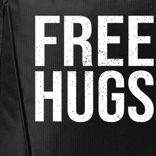 Funny Classic Free Hugs Gift For Man Woman City Backpack