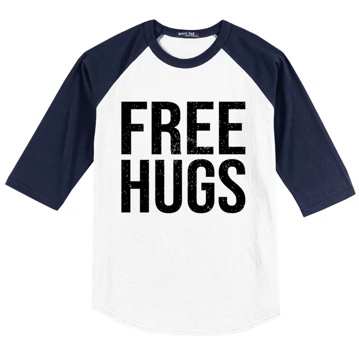 Funny Classic Free Hugs Gift For Man Woman Baseball Sleeve Shirt