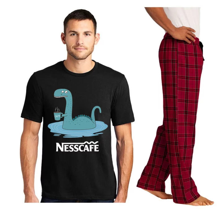 Funny Coffees For - Funny Loch Ness Monster Pajama Set