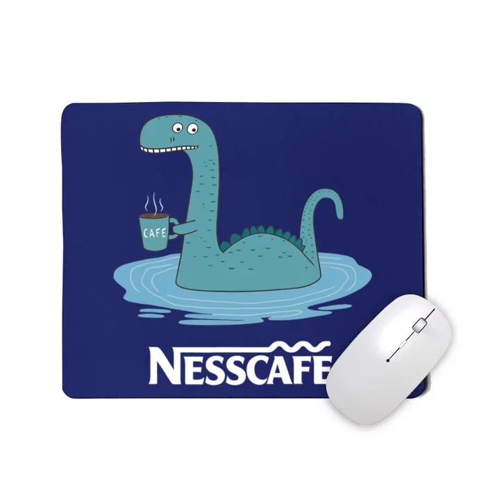 Funny Coffees For - Funny Loch Ness Monster Mousepad