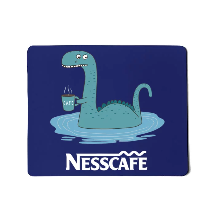 Funny Coffees For - Funny Loch Ness Monster Mousepad