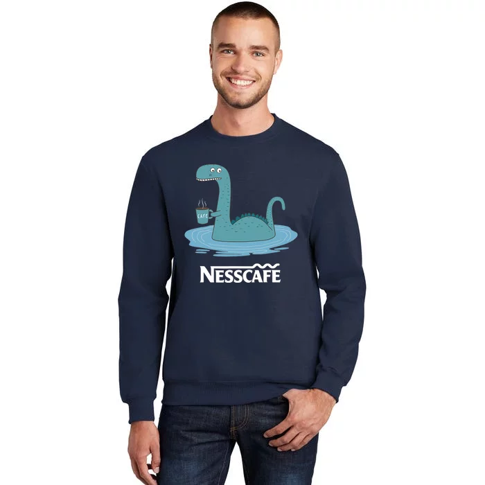 Funny Coffees For - Funny Loch Ness Monster Tall Sweatshirt