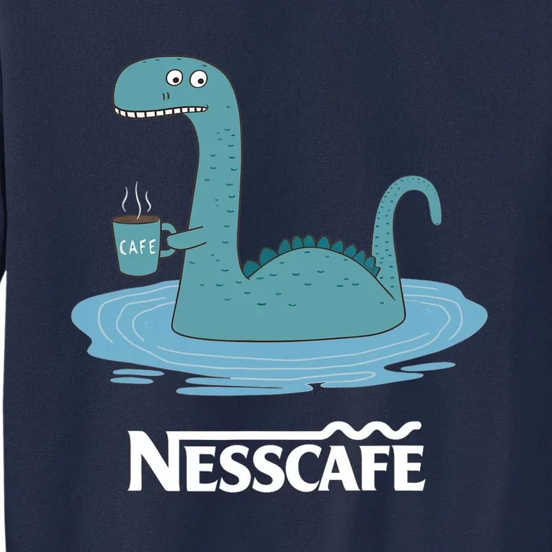 Funny Coffees For - Funny Loch Ness Monster Tall Sweatshirt